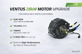 Ventus 28kW motor upgrade for Sur Ron Light Bee Ultra Bee Talaria and 79Bike high performance 